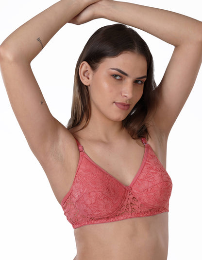 Elegant Lace Padded Bra