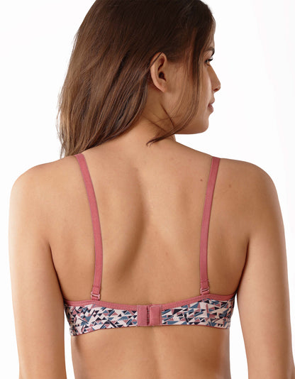 Floral Elegance Padded Bra