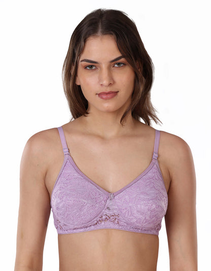 Elegant Lace Padded Bra