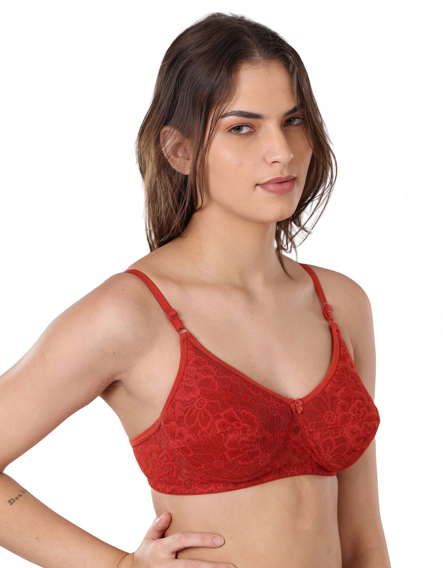 Elegant Lace Padded Bra
