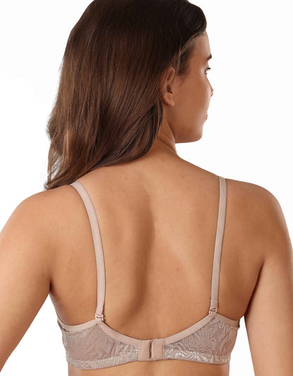 Soft Net Pattern Bra