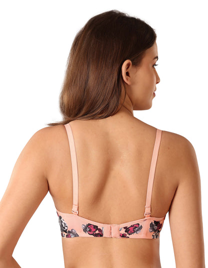 Floral Elegance Padded Bra