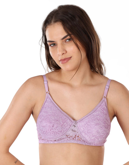 Elegant Lace Padded Bra