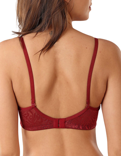 Soft Net Pattern Bra