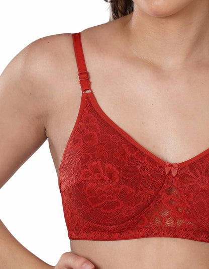 Elegant Lace Padded Bra