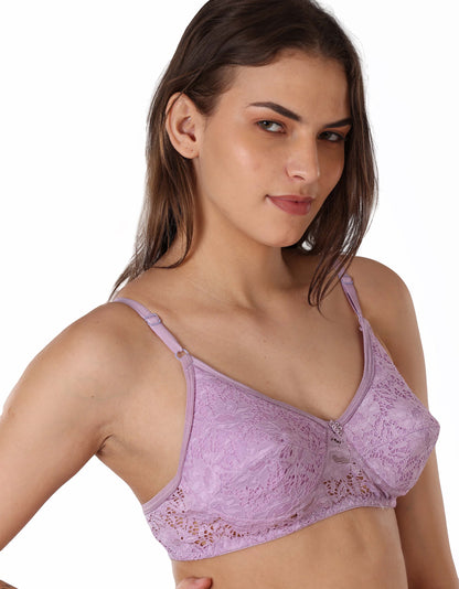 Elegant Lace Padded Bra
